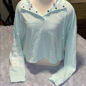 NWOT PINK Victoria secret size medium crop